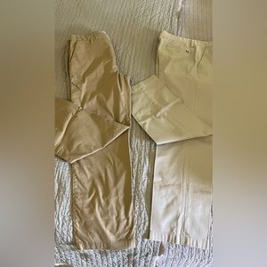 Two pants Chino Dockers and Nautica tan/kaki 40$ like new. 34x30